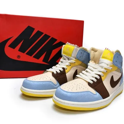 Air Jordan 1 Mid SE 'Fearless Maison Chateau Rouge'
