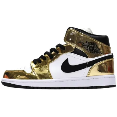 Air Jordan 1 Mid SE 'Metallic Gold' (GS)