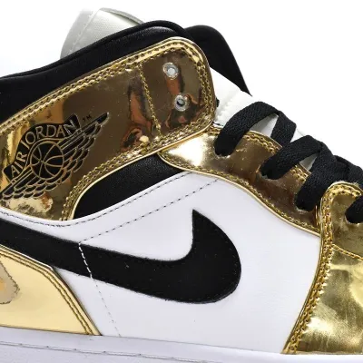 Air Jordan 1 Mid SE 'Metallic Gold' (GS)
