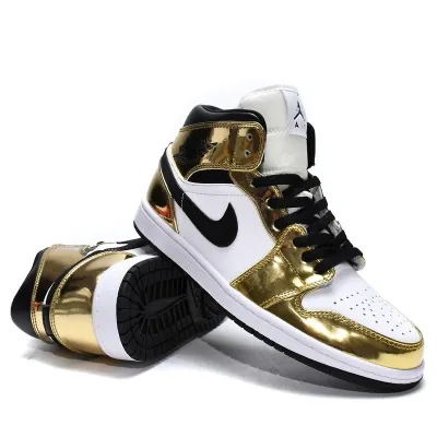 Air Jordan 1 Mid SE 'Metallic Gold' (GS)