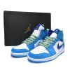 Air Jordan 1 Mid SE 'Sprite Blue' (GS)