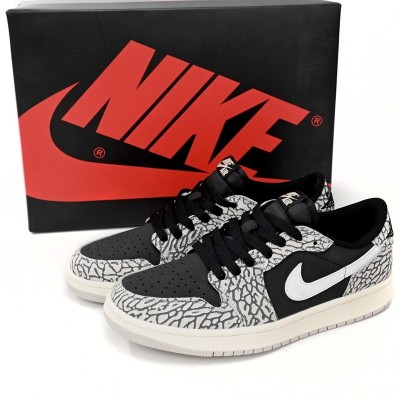 Air Jordan 1 Retro Low OG 'Black Cement'