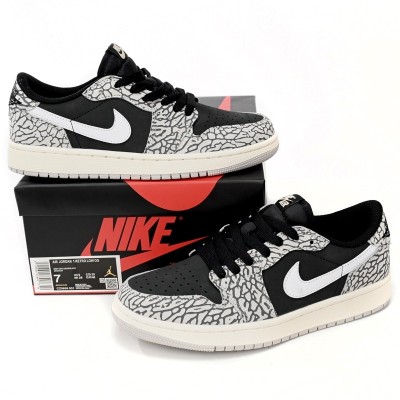 Air Jordan 1 Retro Low OG 'Black Cement'