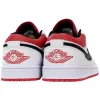 Air Jordan 1 Low 'White University Red Black'