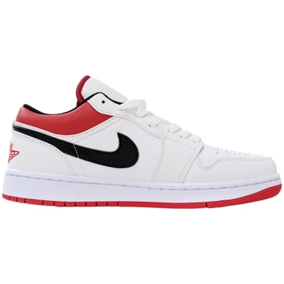 Air Jordan 1 Low 'White University Red Black'
