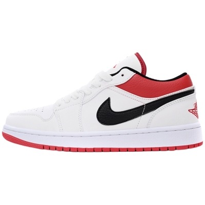Air Jordan 1 Low 'White University Red Black'