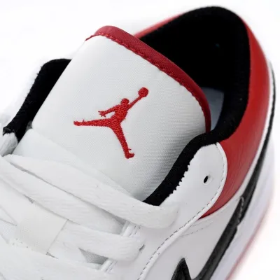 Air Jordan 1 Low 'White University Red Black'