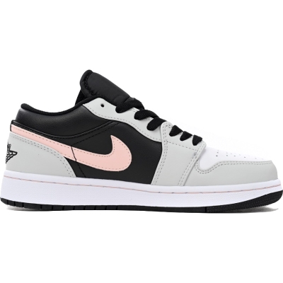 Air Jordan 1 Low 'Black Grey Pink'