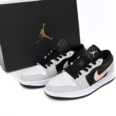 Air Jordan 1 Low 'Black Grey Pink'