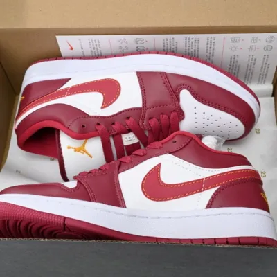 Air Jordan 1 Low 'Cardinal Red' (GS)