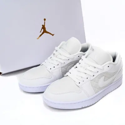 Air Jordan 1 Low 'Quilted White' (Women's)