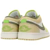 Air Jordan 1 Low 'Sail White Oil Green' (Women's)