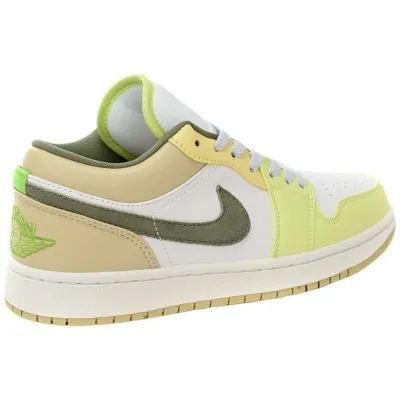 Air Jordan 1 Low 'Sail White Oil Green' (Women's)