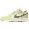 Air Jordan 1 Low 'Sail White Oil Green' (Women's)