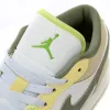 Air Jordan 1 Low 'Sail White Oil Green' (Women's)