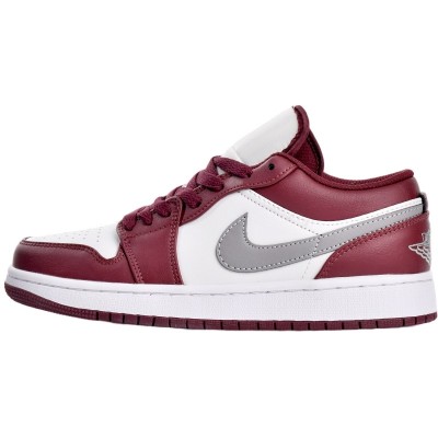 Air Jordan 1 Low 'White Bordeaux'