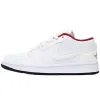 Air Jordan 1 Low 'White Gym Red Black' (GS)