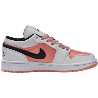 Air Jordan 1 Low 'White Light Madder Root' (GS)