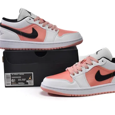 Air Jordan 1 Low 'White Light Madder Root' (GS)