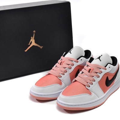 Air Jordan 1 Low 'White Light Madder Root' (GS)
