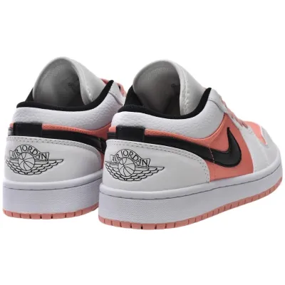 Air Jordan 1 Low 'White Light Madder Root' (GS)