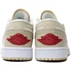 Air Jordan 1 Low SE 'Sail Rattan University Red'