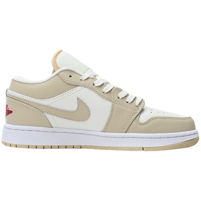Air Jordan 1 Low SE 'Sail Rattan University Red'