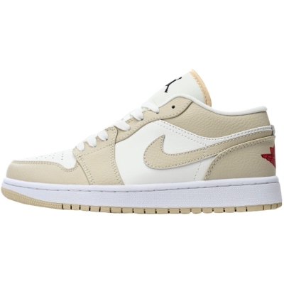 Air Jordan 1 Low SE 'Sail Rattan University Red'