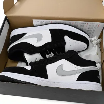 Air Jordan 1 Retro Low 'Black White Grey'