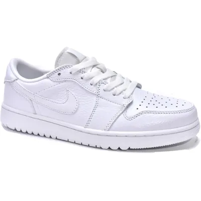 Air Jordan 1 Retro Low 'Golf Triple White'