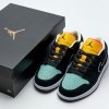 Air Jordan 1 Low 'Black Aurora Green Laser Orange'