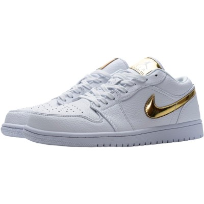 Air Jordan 1 Low 'White Metallic Gold' (Women's)