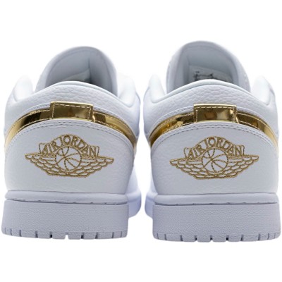 Air Jordan 1 Low 'White Metallic Gold' (Women's)