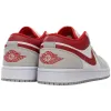 Air Jordan 1 Low SE 'Light Smoke Grey Gym Red'