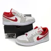 Air Jordan 1 Low SE 'Light Smoke Grey Gym Red'