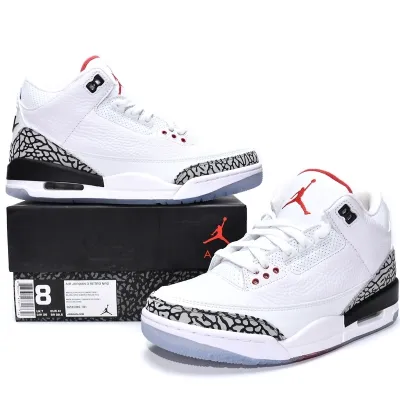 Air Jordan 3 Retro 'Free Throw Line White Cement'