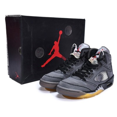 OFF-White x Air Jordan 5 Retro 'Muslin'