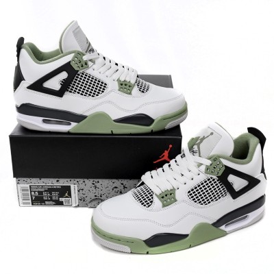 Air Jordan 4 Retro Seafoam 'Oil Green' (W)