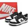 Nike Dunk Low 'Black White Metallic'