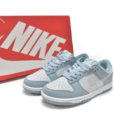 Nike Dunk Low 'Clear Blue Swoosh'