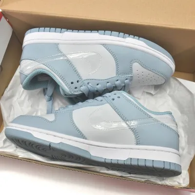 Nike Dunk Low 'Clear Blue Swoosh'