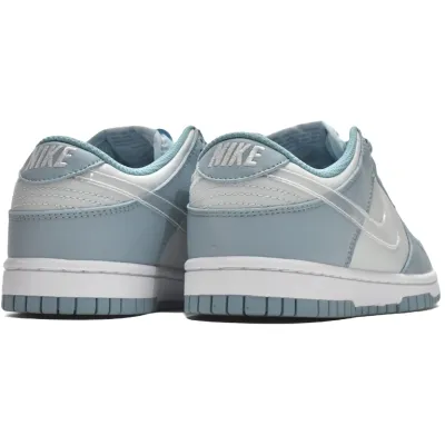 Nike Dunk Low 'Clear Blue Swoosh'