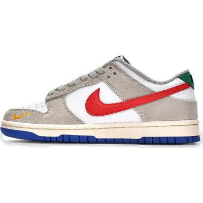 Nike Dunk Low 'Light Iron Ore Red Blue'