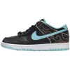 Nike Dunk Low SE 'Barber Shop Black'