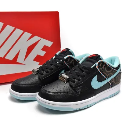 Nike Dunk Low SE 'Barber Shop Black'