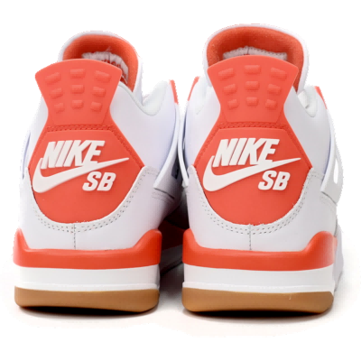Air Jordan 4 White Orange