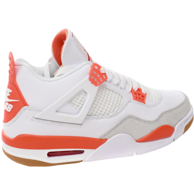 Air Jordan 4 White Orange