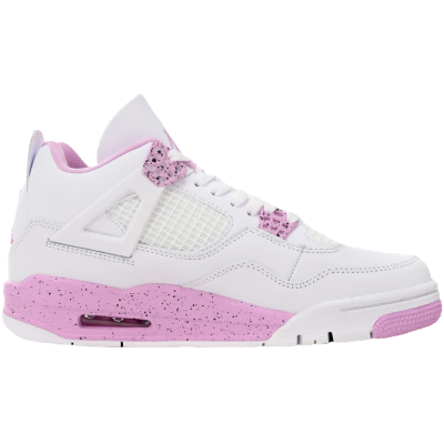 Air Jordan 4 White Pink