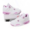 Air Jordan 4 White Pink