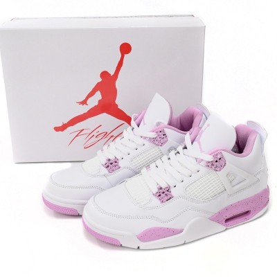Air Jordan 4 White Pink
